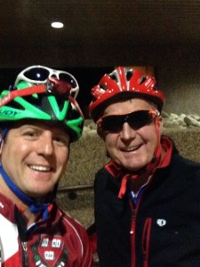 Bill and Brandon Halcott riding the Copper Triangle